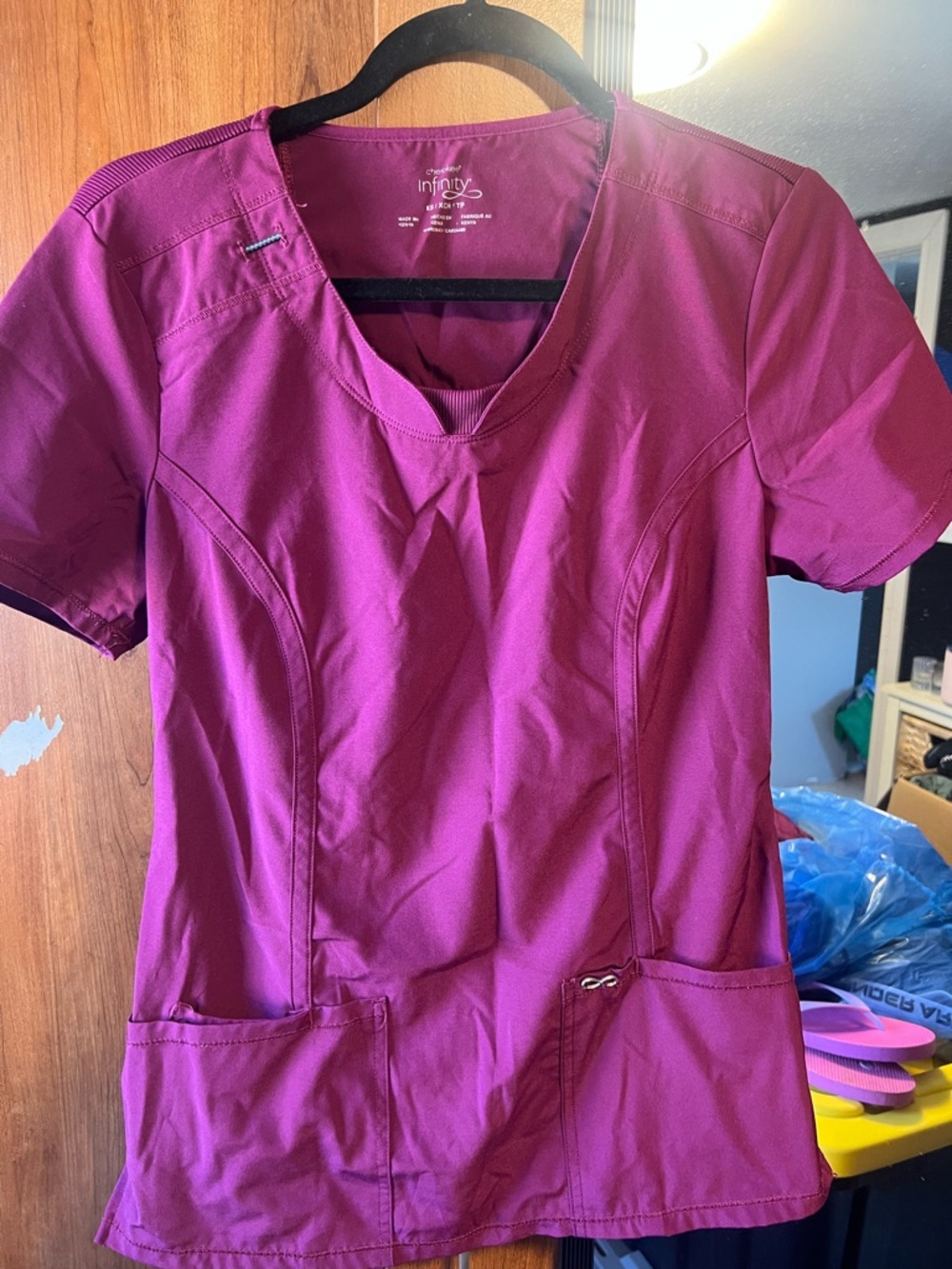 Cherokee Infinity Scrub Top